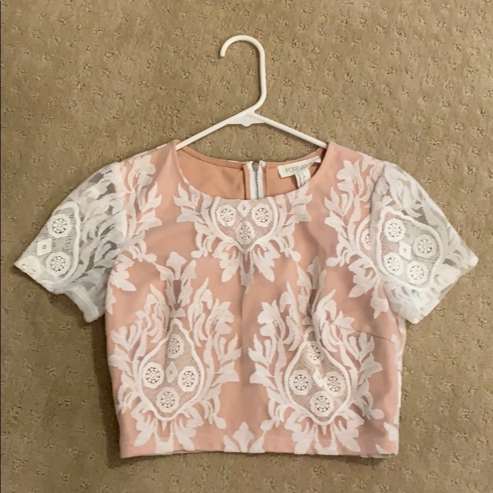New Crop top lace